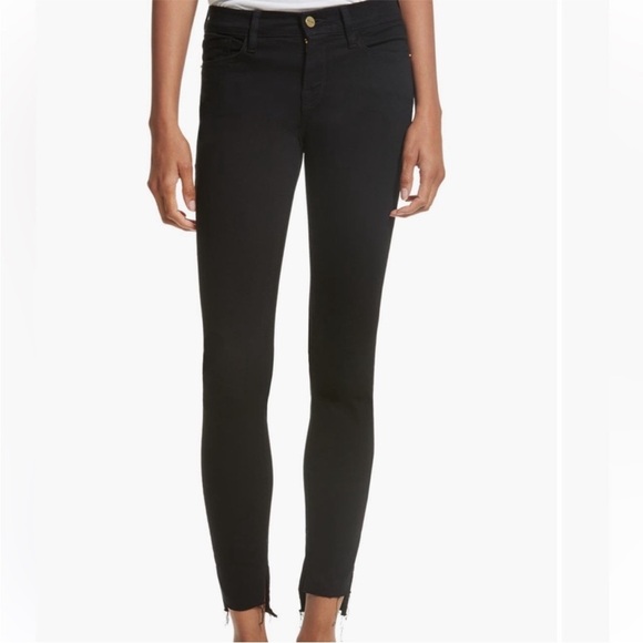 Frame Classic Black Skinny Jeans Size 27 - Picture 1 of 13